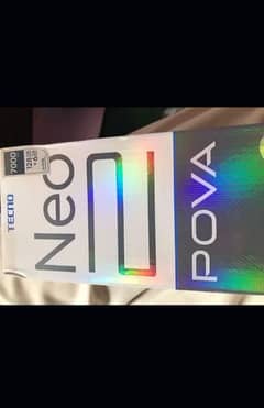 Tecno pova neo 2 for sale 4/128 warranty card with box