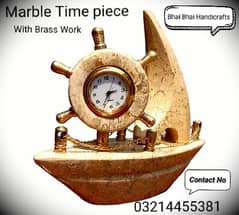 Time piece in marble