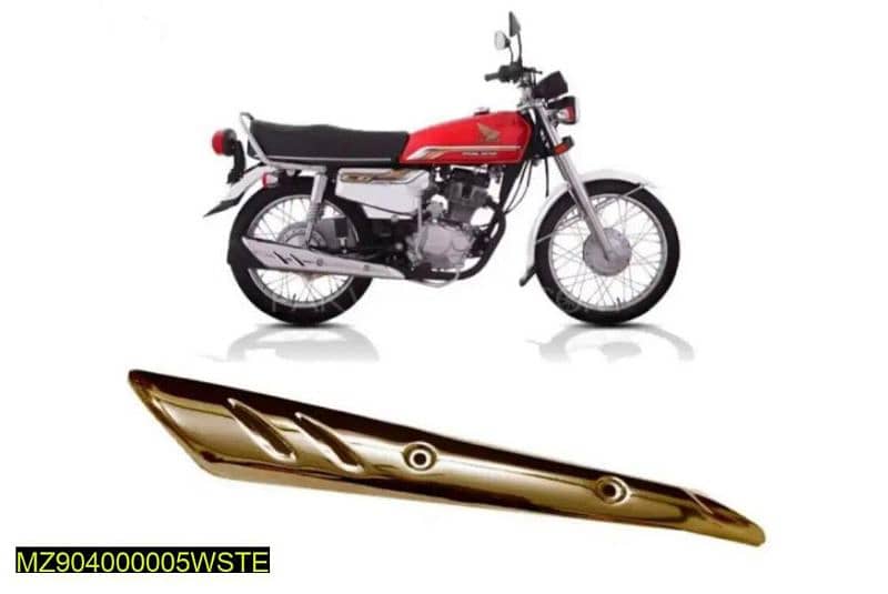 125 bike silencer cover, material steel Cash on delivery available 0