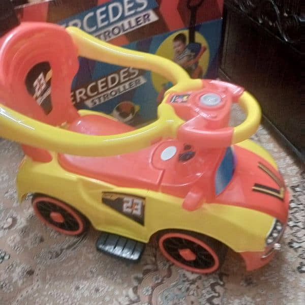 Baby Musical & Light Push Car With Handle | Kids car | baby pram car 10