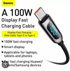 imported USB C to USB C Display Meter Charging Cable