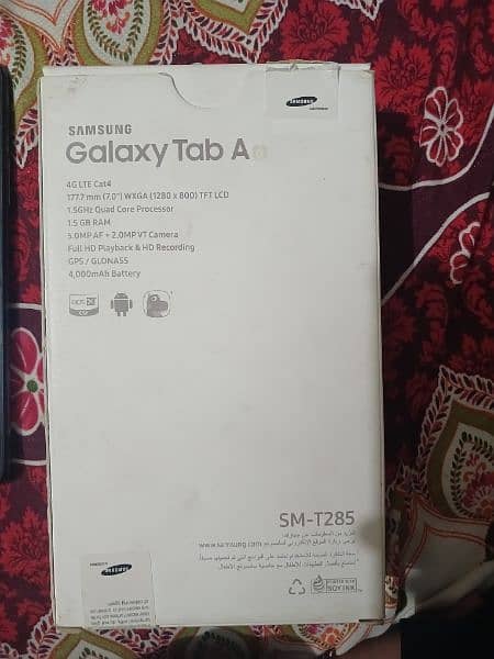 i am selling dead samsung galaxy tab A6 with box pack 5