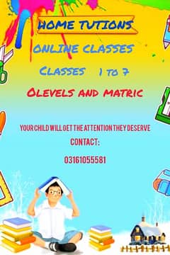 home tutor and online classes