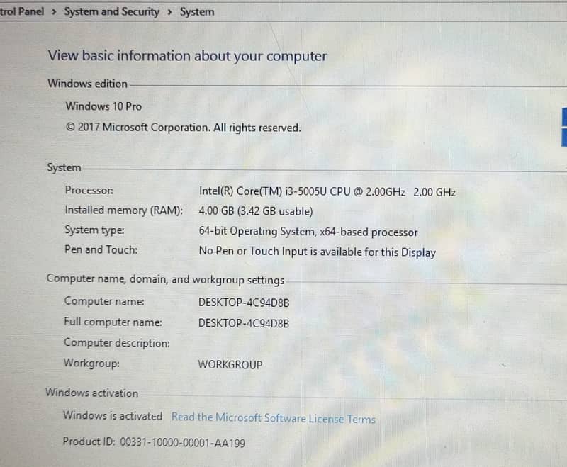 HP ProBook 11 G1 5th Gen 7