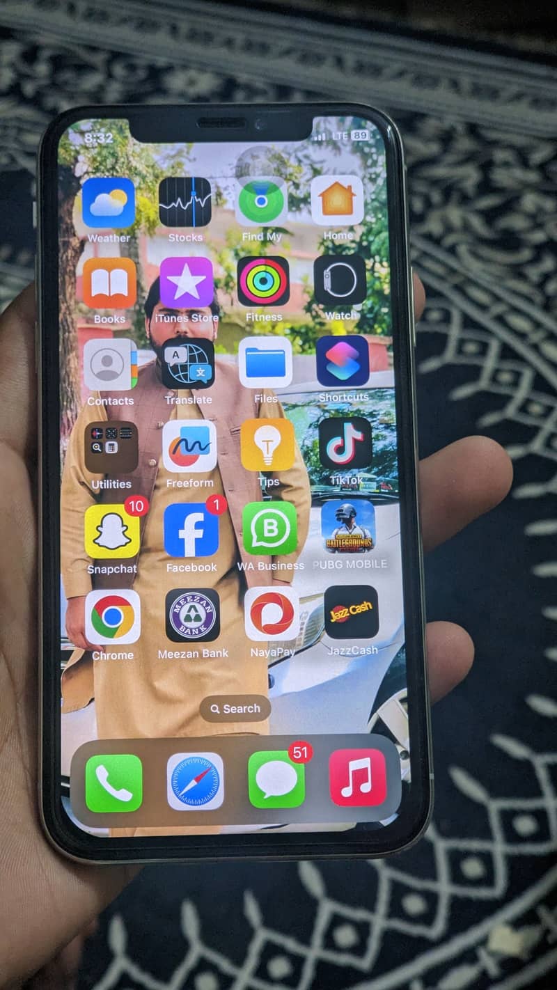 Iphone x 256 gb pta Approved 2