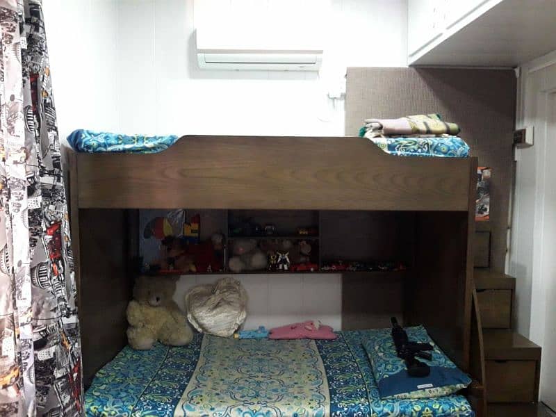 Bunk Bed in three levels with stair case 1