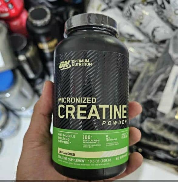 optimum nutrition creatine 60 serving available contact (03168067382) 0