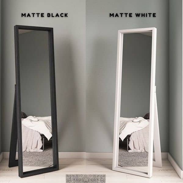 Beautiful Matte finish long Mirror for your room interior 0