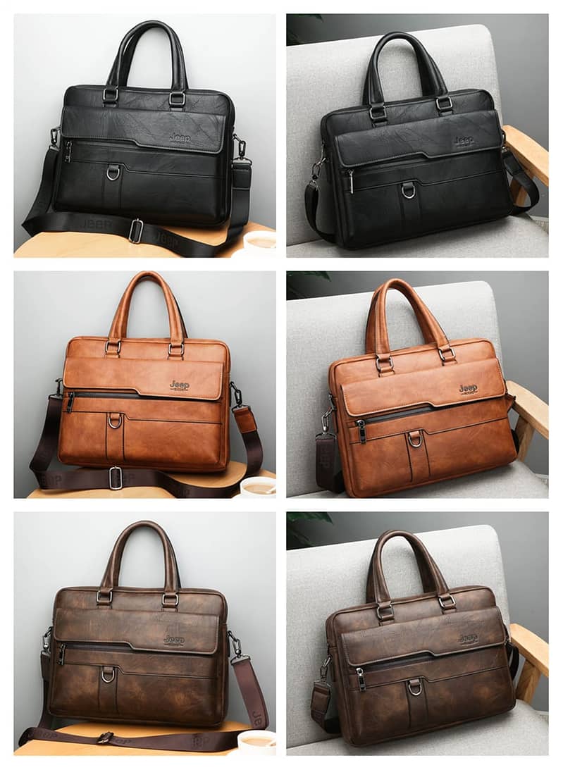 Jeeb Leather Bag for 13.3-Inch Laptops: Perfect for Work and Travel 8