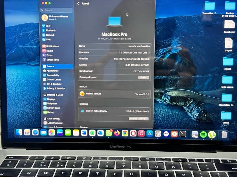 Macbook pro 2017 13 inches 5
