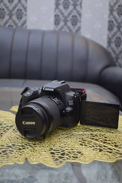 Canon 250D camera with 18-55mm lens 2