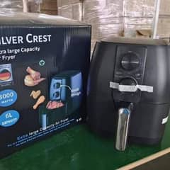 Original Silver Crest Air Fryer - 6.0 Liter Capacity with Rapid Air