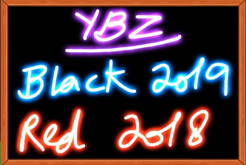 Available. . . Ybz 2018 (red) - YBZ 2019(black) 5