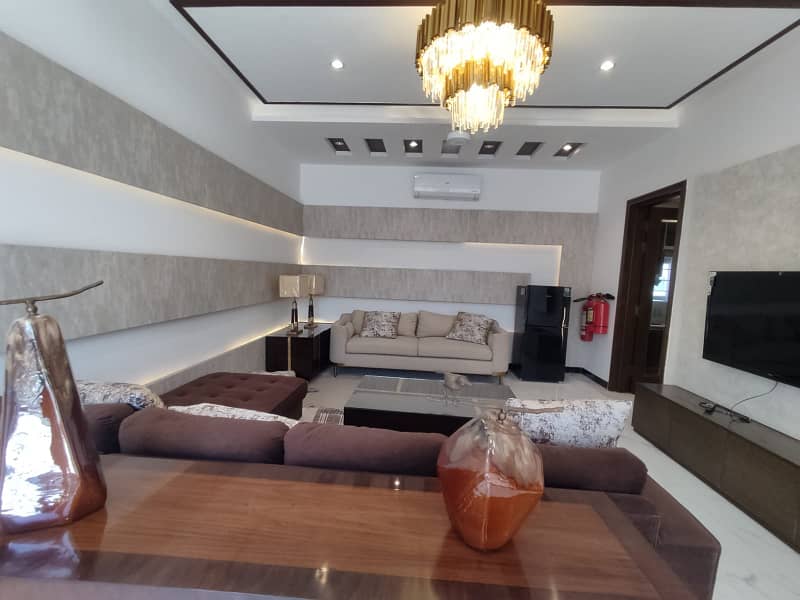 One kanal fully furnished upper portion available on rent at DHA phase 06 Lahore 9