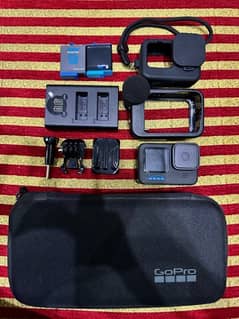 GoPro Hero 10 with Media Mod & alot of accessories
