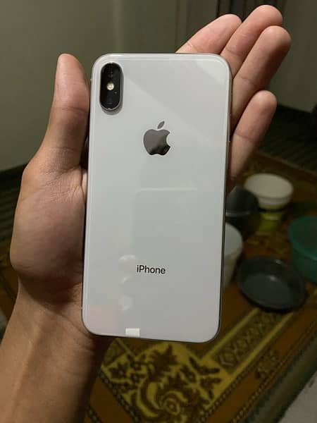 iPhone X official PTA Approved white color 0