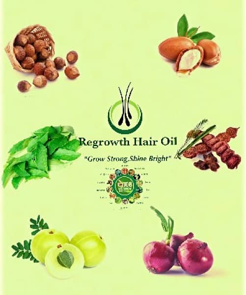 Regrowth Hair Oil 100% challenging result . 100ml 3