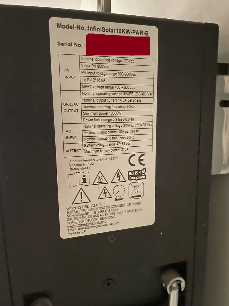 Genuine Voltronic 10KW 3-Phase 3P Hybrid Inverter with Net-metering 2