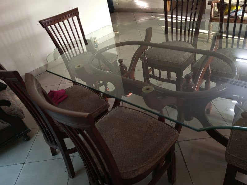 Glass Top Dinning Table 3