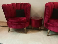 Bedroom Sofa Chairs with Table
