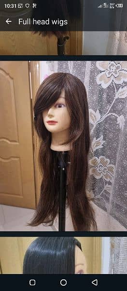 gril dress and wigs and hair extensions available 4