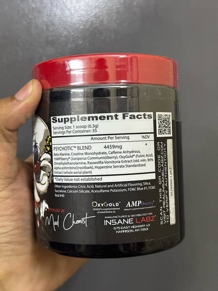 100% Original Psychotic pre workout  At Wholesale pricest 2