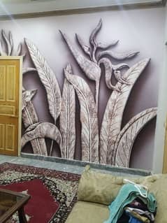 Wall Paper & Wall plastic Palang or Aluminum windows and. all services