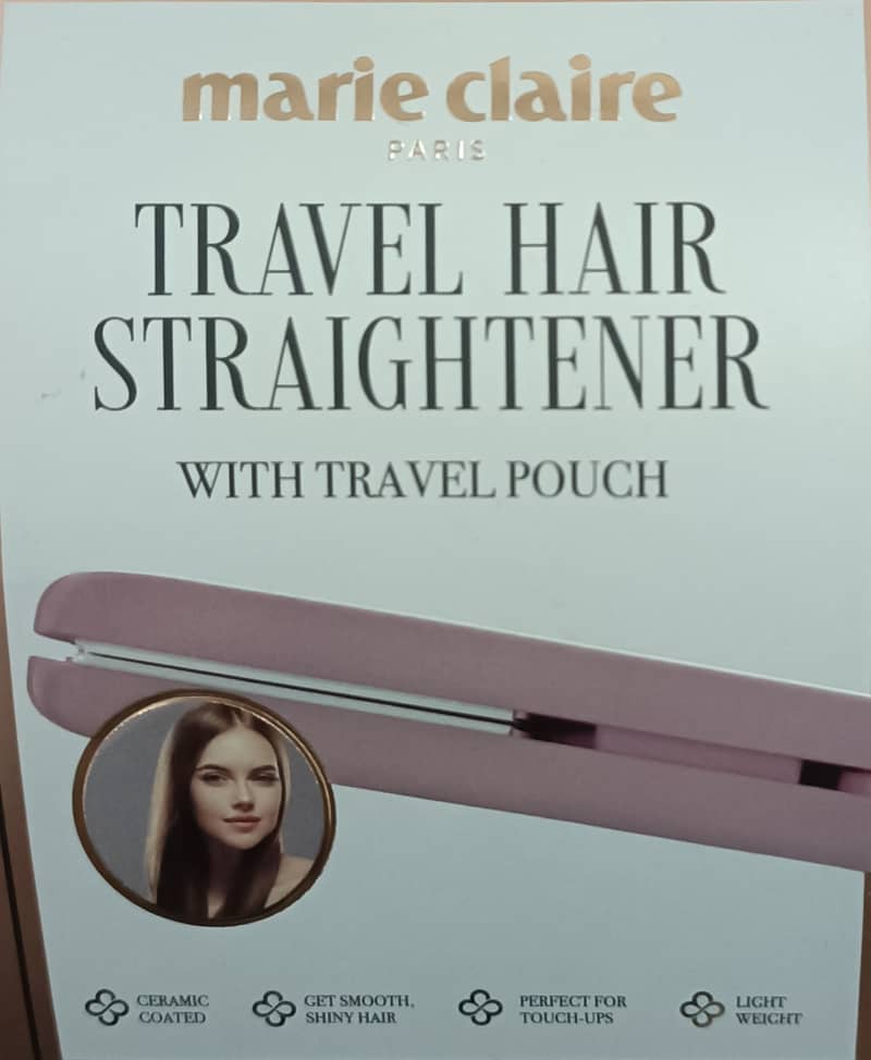 Marie claire travel hair straightner 4