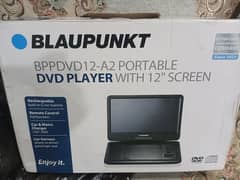 original BLAUPUNKT portable DVD player with 12 " screen