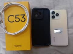 Realme C53 in 10 month warranty with box (Read Add) 03134347373