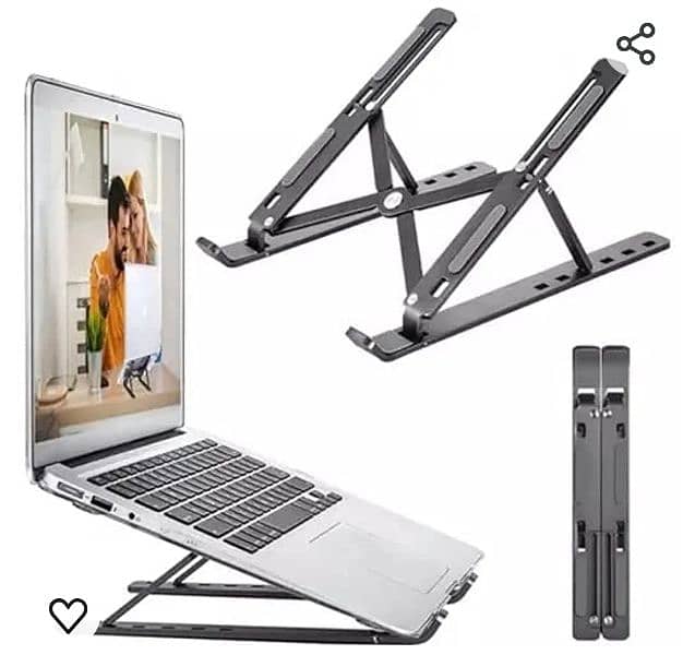 Portable Alumunium Foldable laptop stand 0
