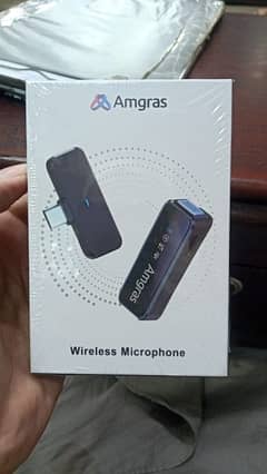 Amgras wireless microphone | Dual for type c mobiles | Original Brand