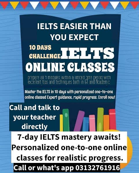 IELTS 10 DAYS CRASH COURSE (HOME TUITION OR ONLINE) 0