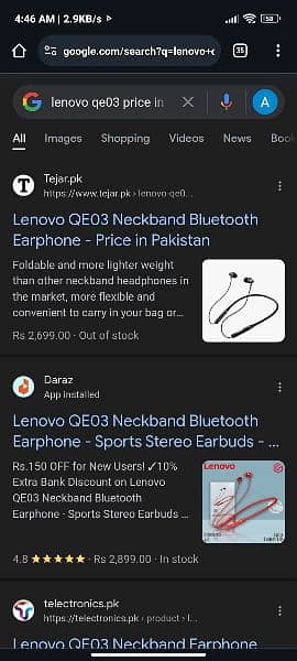 Lenovo wireless earphones 3