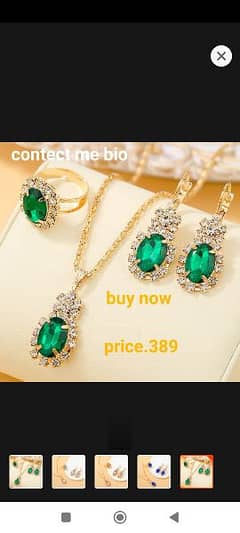 discount jewellery artificial diamond set 0