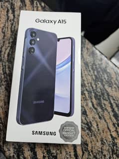 Samsung A15 official pta approved 8/256 black color