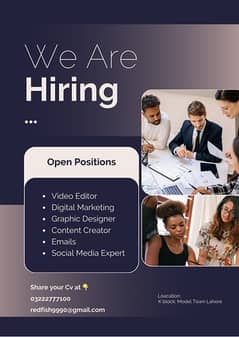 Hiring Staff for Office work