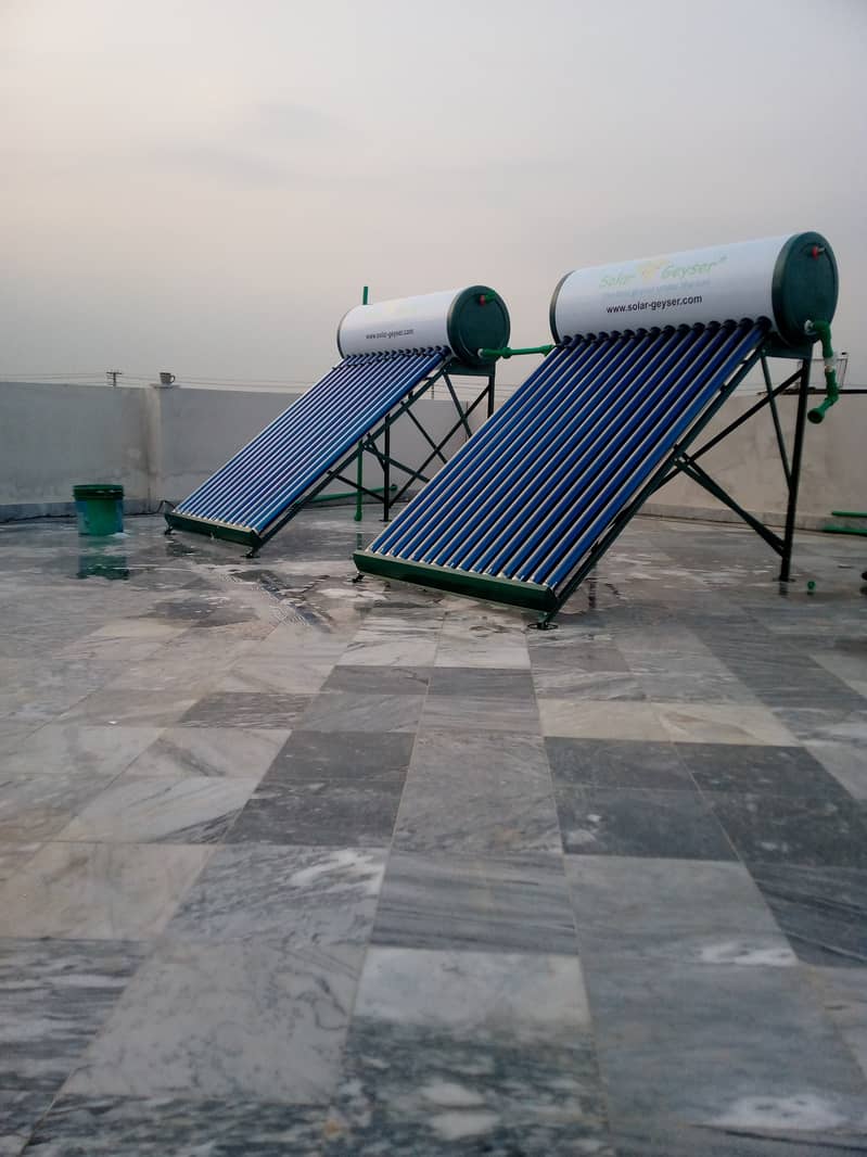 Solar Geyser,Get FREE Hot Water From Sun,Delivery All Pakistan, New 3