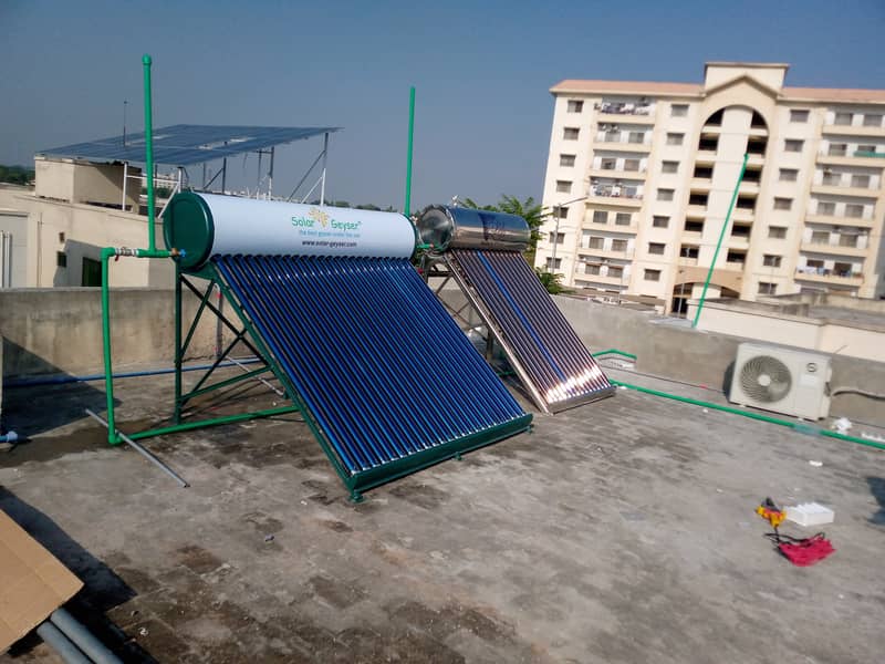 Solar Geyser,Get FREE Hot Water From Sun,Delivery All Pakistan, New 7