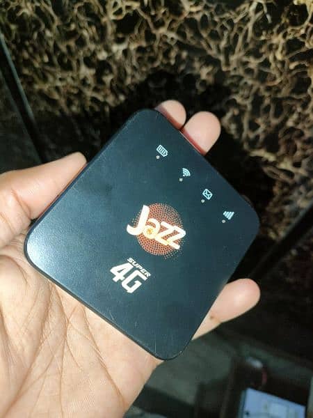 Jazz 4G Internet Device Chargeable better than Zong/Ufone Device 5