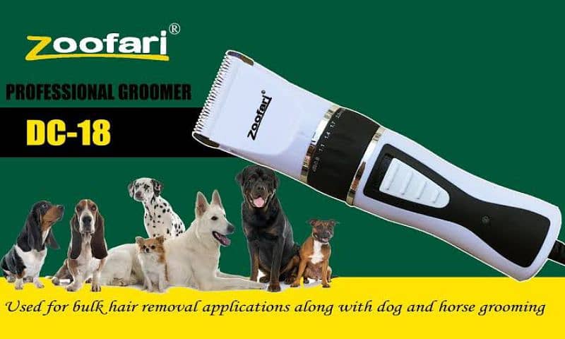Zoofari Electric Trimmer for Cat Dogs Goats Horses 1