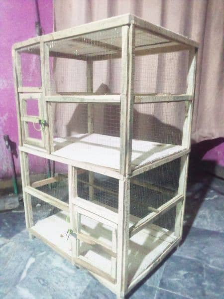 New beautiful double portion cage for sale 2