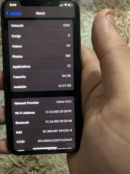 IPHONE X PTA APPROVED FOR SALE AND EXCHANGE 7