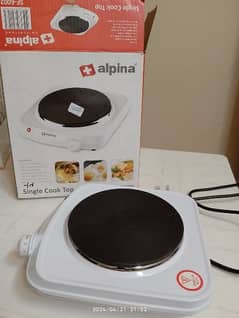 Branded Alpina electric hot plate - 1500watt - 10/10 like brand new