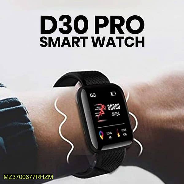D30 Pro Smart Watch black 0