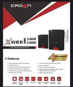 Crown Micro Xavier II 3.6 KW Inverter