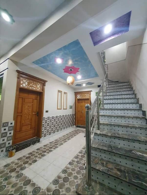 Brand New Tiles Flooring 5 marla double story house in phase 4A Ghouri Ghauri town Islamabad 1