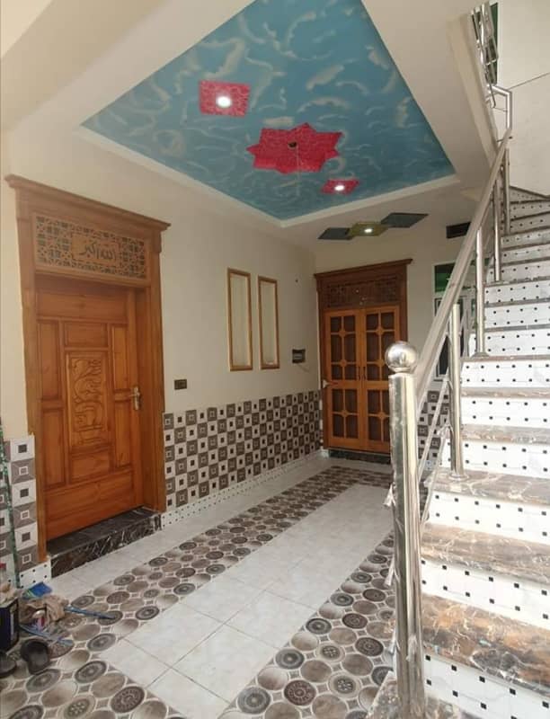 Brand New Tiles Flooring 5 marla double story house in phase 4A Ghouri Ghauri town Islamabad 6