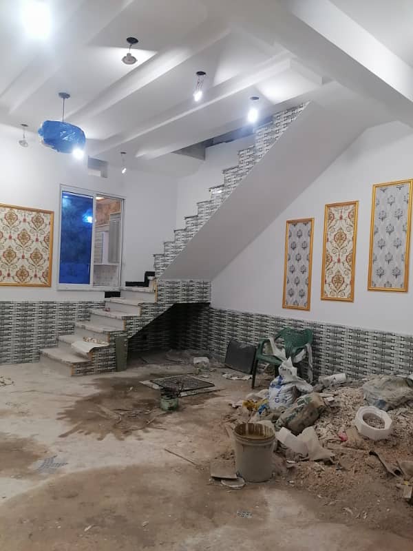 Brand New Tile Flooring 6 marla Single Story House in Ghauri Ghouri Town Islamabad 3
