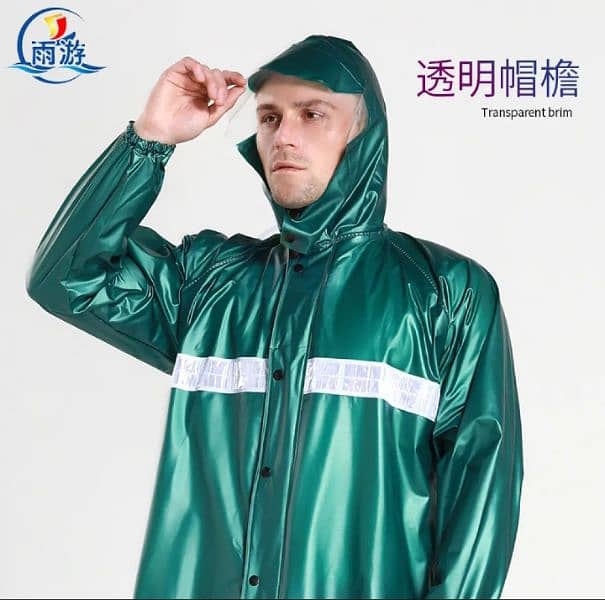 PVC Rubber Raincoat  Barsati Imported YD-912 Original Brand 9